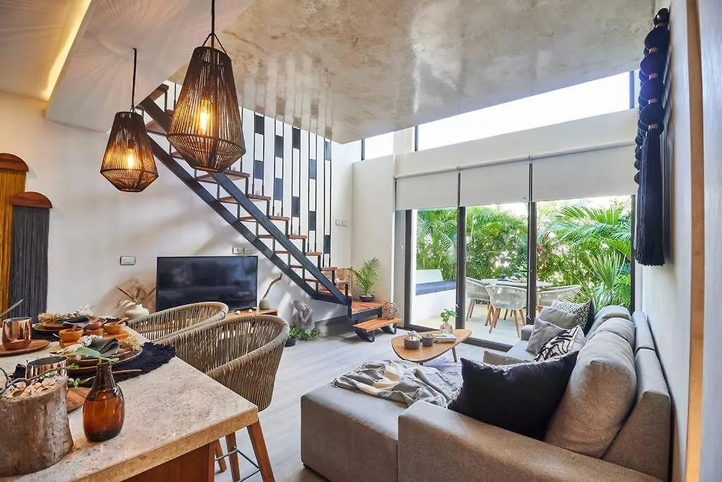 Neem 14 1Br Bohogem In The Heart Of Tulum Apartment